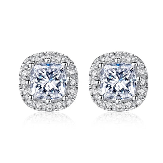 925 Sterling Stud Zirconia Earrings