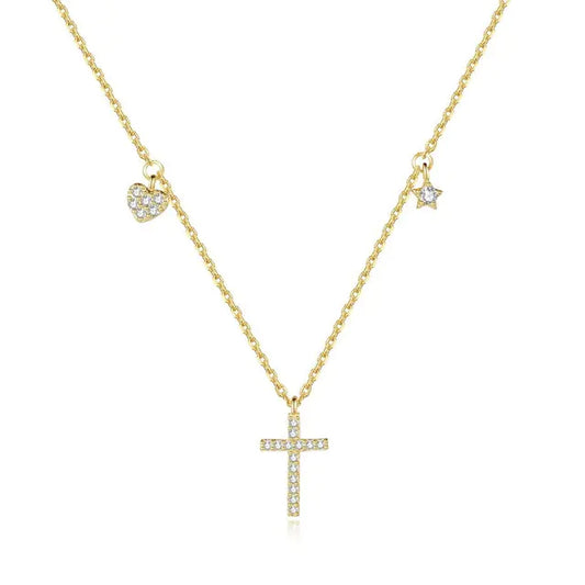 925 Sterling Silver Cross Necklace